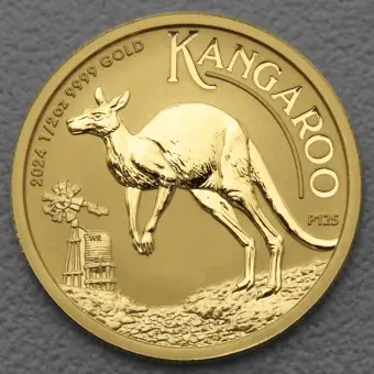 Mengenrabatt Goldmünze 1/2oz "Känguru" 2024 (Australien)