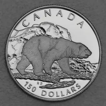 Platinmünze 1/2oz "Polar Bear" 1990 Wildlife Canada (Kanada) Heißes Angebot