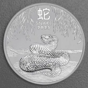 Silbermünze 1oz "Schlange" 2025 Lunar III – Year of the Snake 19% (Australien) Top-Seller