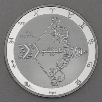 Abverkauf Silbermünze 1oz "Schütze" 2024 Sagittarius (Tokelau)