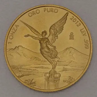 Goldmünze 1oz "Libertad" 2012 (Mexiko) Geprüft