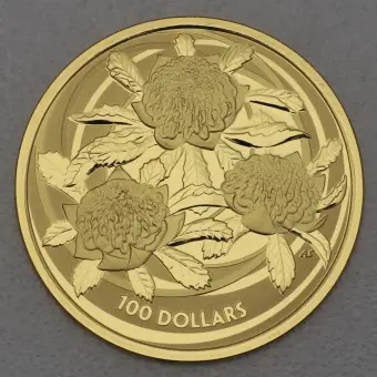 Nur Heute Goldmünze 1oz "Waratah" 2022 Wildflowers of Australia (Australien)