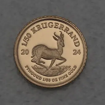Abverkauf Goldmünze 1/50oz "Krügerrand" 2024 (Südafrika)