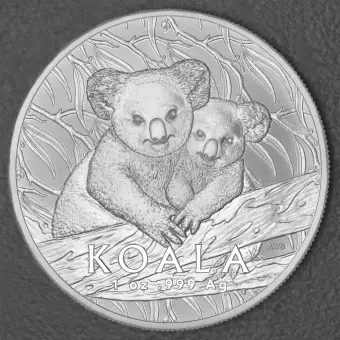 Silbermünze 1oz "Koala" 2025 Royal Australian Mint (Australien) Meistverkauft