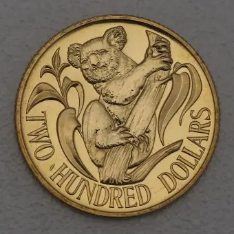 Billig Goldmünze 200 Dollars "Koala" 1985 (Australien)