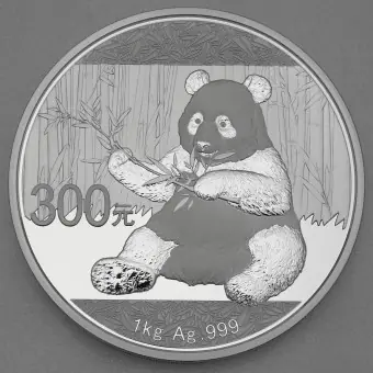 Neu Im Sortiment Silbermünze 1kg "Panda" 2017 (China)