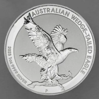 Saisonangebot Silbermünze 1oz "Wedge-tailed Eagle" 2023 Incused diff. (Australien)