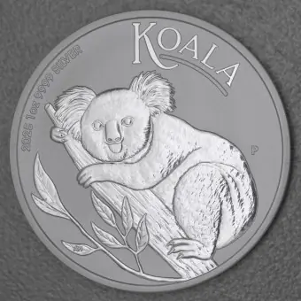 Silbermünze 1oz "Koala" 2025 (Australien) Meistverkauft
