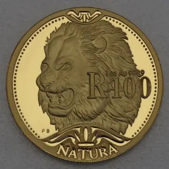Goldmünze 1oz "Löwen" 2003 Natura - Wild Cats of Africa (Südafrika) Sichere Zahlung