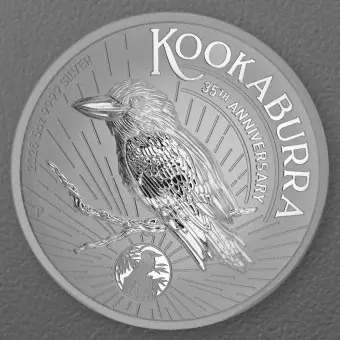 Silbermünze 5oz "Kookaburra" 2025 (PP/HR/incused) (Australien) Günstig