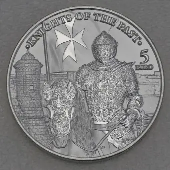 Geld-Zurück-Garantie Silbermünze 1oz "Knights of the Past" 2023 (Malta)