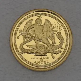 Finale Aktion Goldmünze 1/10oz "Angel" 2012 (Isle of Man)