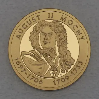 Goldmünze 100 Zloty "August II. der Starke" 2005 (Polen) Top-Seller
