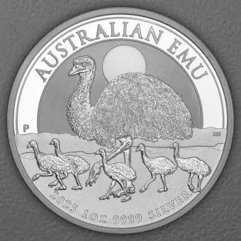 Silbermünze 1oz "Emu" 2025 (Australien) Heißes Angebot