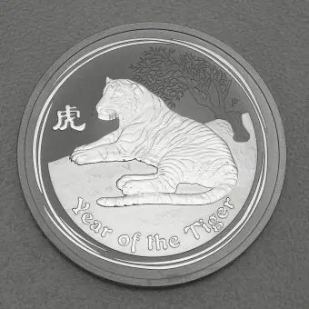 Silbermünze 2oz "Tiger" 2010 Lunar II – Year of the Tiger (Australien) 19% Sofort Bestellen