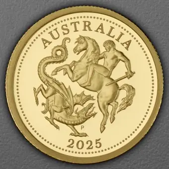 Goldmünze 1 Sovereign 2025 (PP) (Australien) Sichere Zahlung