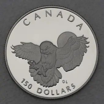 Wochenendangebot Platinmünze 1/2oz "Snowy Owl" 1991 Wildlife Canada (Kanada)