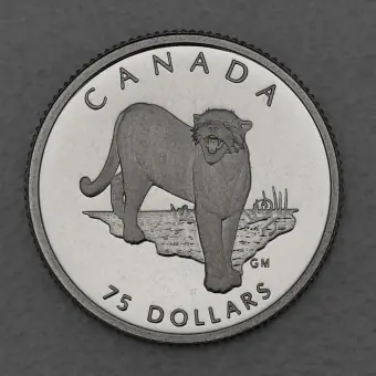 Platinmünze 1/4oz "Puma" 1992 Wildlife Canada (Kanada) Premium