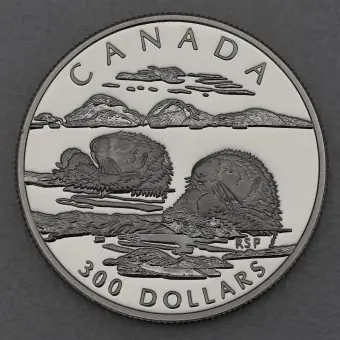 Rabatt Platinmünze 1oz "Sea Otters" 1994 Wildlife Canada (Kanada)