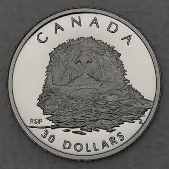 Platinmünze 1/10oz "Sea Otters" 1994 Wildlife Canada (Kanada) Neu