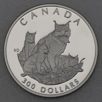 Neuheit Platinmünze 1oz "Lynx"" 1995 Wildlife Canada (Kanada)
