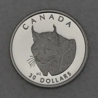 Platinmünze 1/10oz "Lynx" 1995 Wildlife Canada (Kanada) Preisreduziert