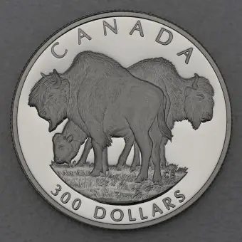 Platinmünze 1oz "Wood Bison" 1997 Wildlife Canada (Kanada) Mega-Angebot