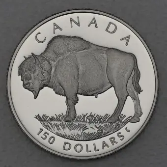 Direkt Vom Hersteller Platinmünze 1/2oz "Wood Bison" 1997 Wildlife Canada (Kanada)
