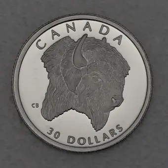 Platinmünze 1/10oz "Wood Bison" 1997 Wildlife Canada (Kanada) Markenware