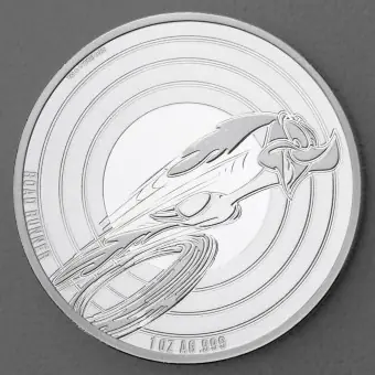 Neue Ware Silbermünze 1oz "Road Runner" 2023 Looney Tunes diff. (Samoa)