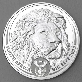 Must-Have Silbermünze 1oz "Löwe" 2022 Big Five II diff. (Südafrika)