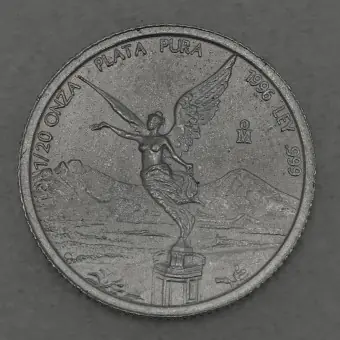 Meistverkauft Silbermünze 1/20oz "Libertad" 1996 (Mexiko)