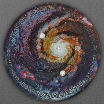 Silbermünze 5oz "Extragalactic" 2025 (patiniert) Diamantbesatz (Australien) Neu Im Sortiment