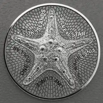 Silbermünze 1oz "Silver Star" 2020 (Cook Islands) Neu