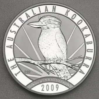 Beliebt Silbermünze 1kg "Kookaburra" 2009 19% (Australien)
