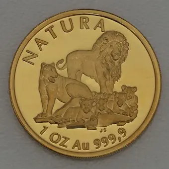 Nur Heute Goldmünze 1oz "Löwen" 1994 Natura - Big Five (Südafrika)