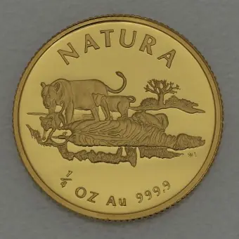 Preiswert Goldmünze 1/4oz "Löwen" 1994 Natura - Big Five (Südafrika)