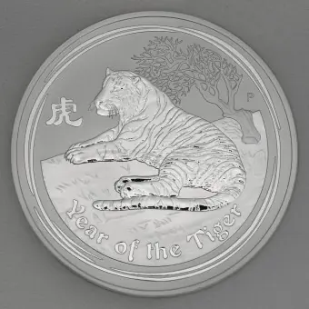 Silbermünze 1/2kg "Tiger" 2010 Lunar II – Year of the Tiger (Australien) Beliebt