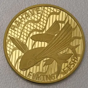 Goldmünze 1oz "Flying Fish – Hahave" 2020 Territory of Tokelau (Tokelau) Super-Preis