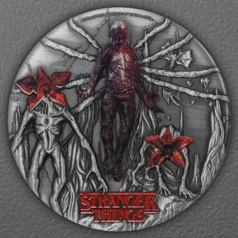 Letzte Chance Silbermünze 2oz "Villains" 2026 (AF/koloriert) Stranger Things (Tuvalu)