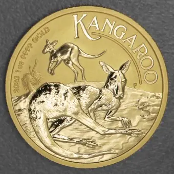 Weltweiter Versand Goldmünze 1oz "Känguru" 2025 (Australien)