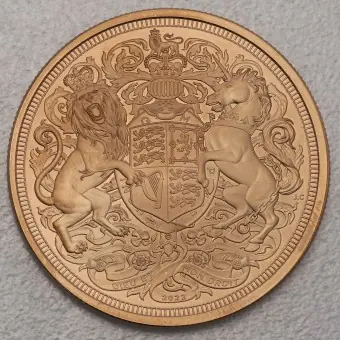 Top-Seller Goldmünze 5 Sovereign "Elizabeth II." 2022 Memorial (Großbritannien)