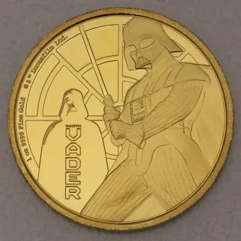 Goldmünze 1oz "Darth Vader" 2022 Star Wars™ (Niue) Kostenloser Rückversand