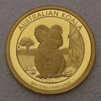 Goldmünze 1/10oz "Koala" 2017 (Australien) Preisreduziert