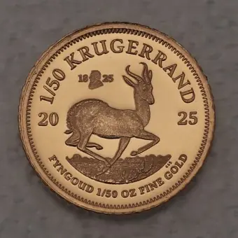 Beliebt Goldmünze 1/50oz "Krügerrand" 2025 (Südafrika)