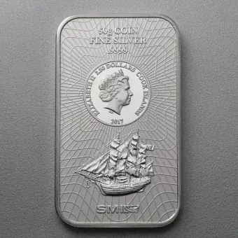 Kostenloser Versand Münzbarren 50g "Resale" (19%)