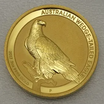 Goldmünze 2oz "Wedge-tailed Eagle" 2017 (PP/HR) (Australien) Rabatt