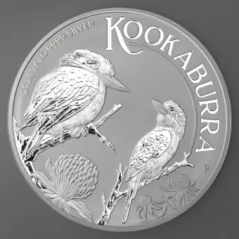 Silbermünze 1kg "Kookaburra" 2023 diff. (Australien) Versand Am Gleichen Tag