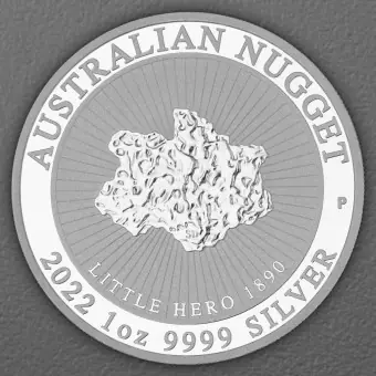 Sonderangebot Silbermünze 1oz "Little Hero" 2022 Australian Nugget 19% (Australien)