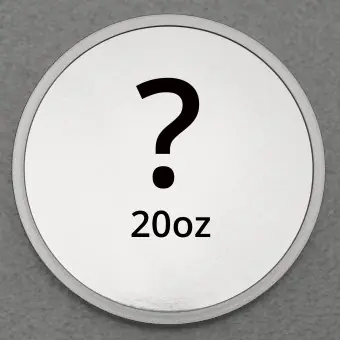 Günstig Silbermünze 20oz "Junk-Münze" 19% (verschiedene Hersteller)